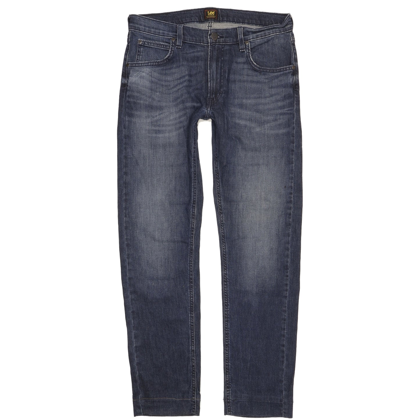 Lee Daren Men Blue Straight Slim Stretch Jeans W32 L31