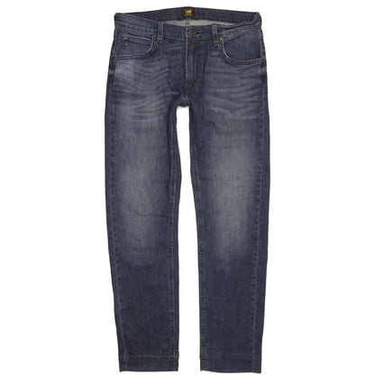 Lee Daren Men Blue Straight Slim Stretch Jeans W32 L31