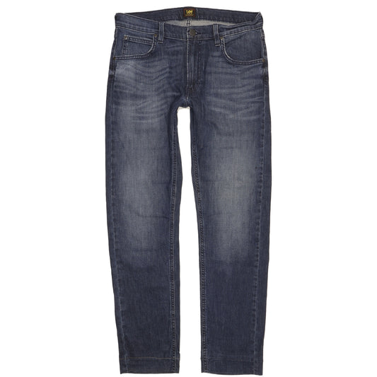 Lee Daren Men Blue Straight Slim Stretch Jeans W32 L31