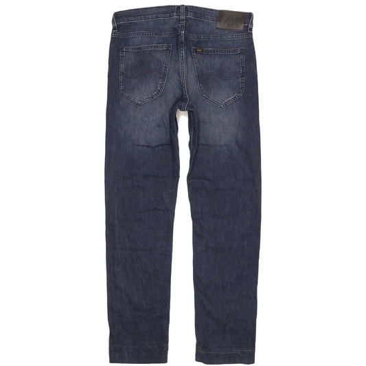 Lee Daren Men Blue Straight Slim Stretch Jeans W32 L31