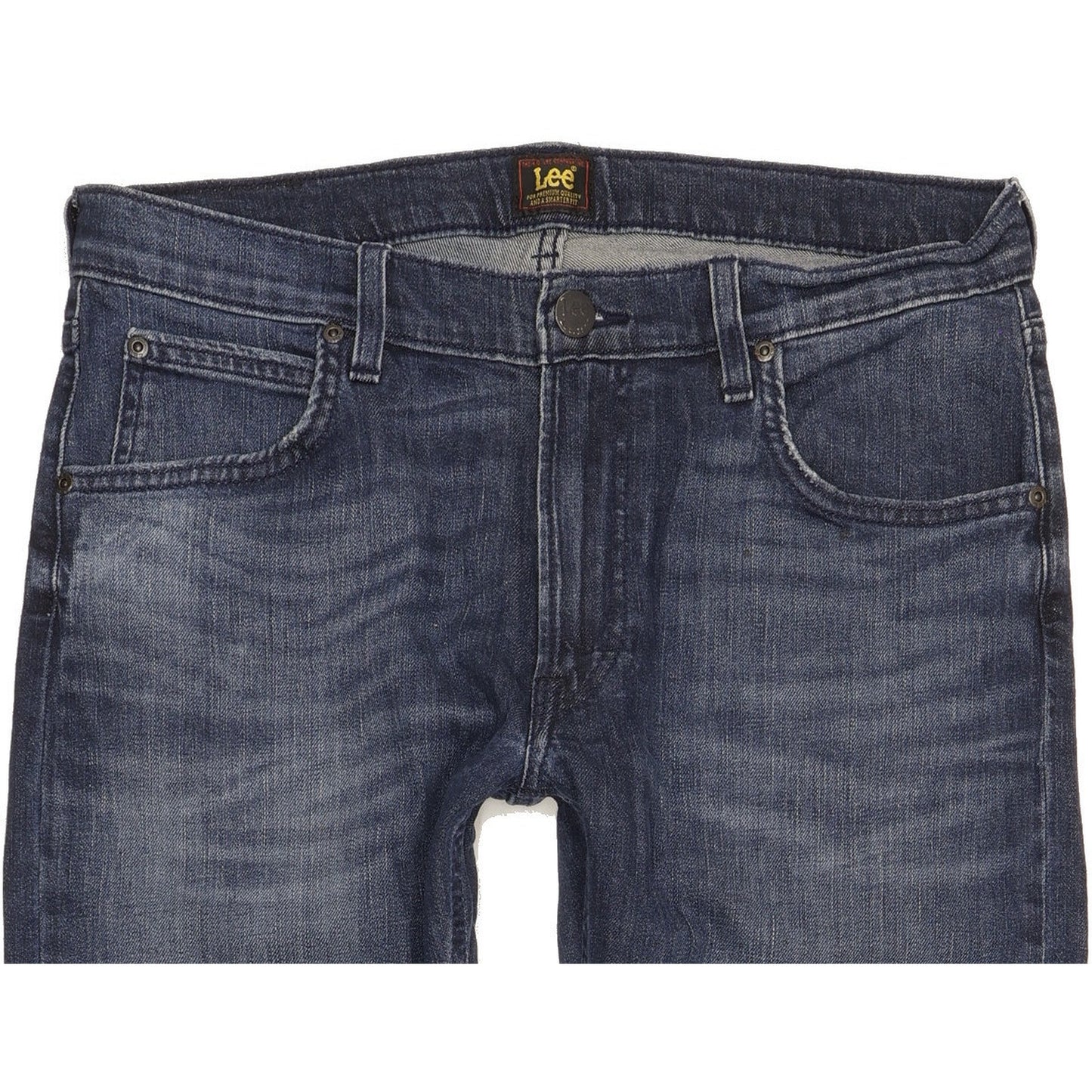 Lee Daren Men Blue Straight Slim Stretch Jeans W32 L31