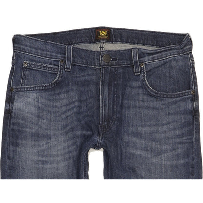 Lee Daren Men Blue Straight Slim Stretch Jeans W32 L31