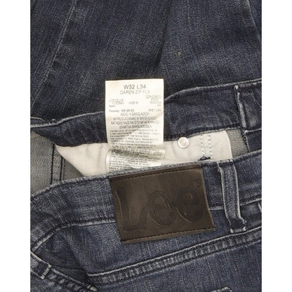Lee Daren Men Blue Straight Slim Stretch Jeans W32 L31