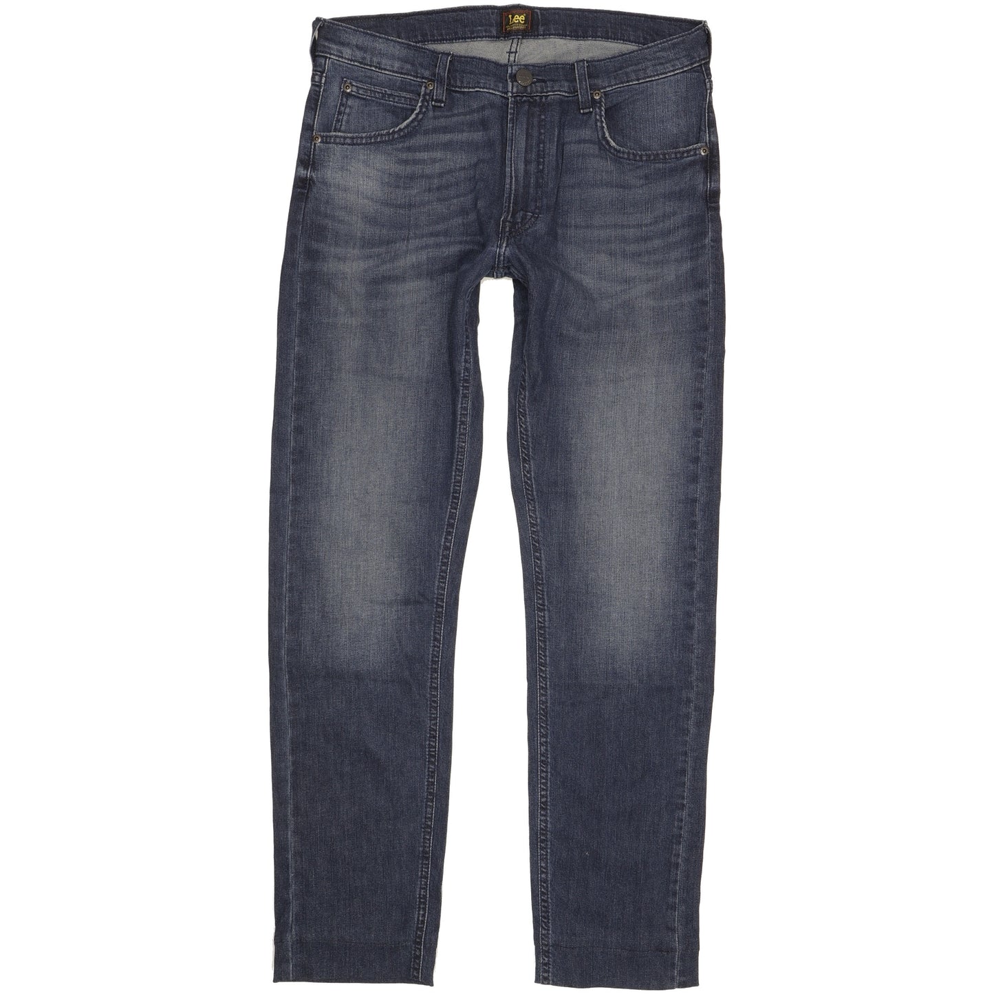 Lee Daren Men Blue Straight Slim Stretch Jeans W32 L32