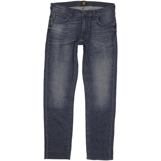 Lee Daren Men Blue Straight Slim Stretch Jeans W32 L32