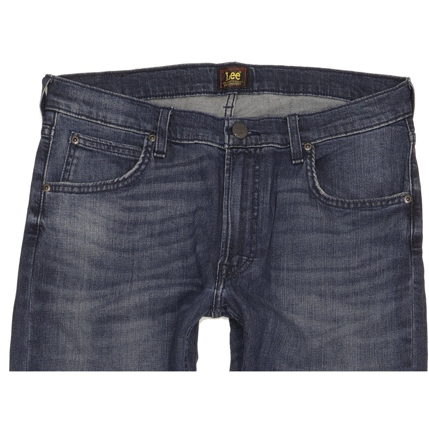 Lee Daren Men Blue Straight Slim Stretch Jeans W32 L32