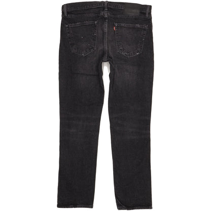Levi's 511 Men Black Straight Slim Stretch Jeans W36 L32
