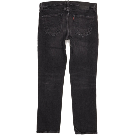 Levi's 511 Men Black Straight Slim Stretch Jeans W36 L32