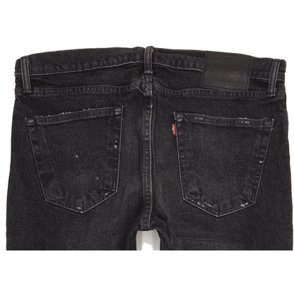 Levi's 511 Men Black Straight Slim Stretch Jeans W36 L32