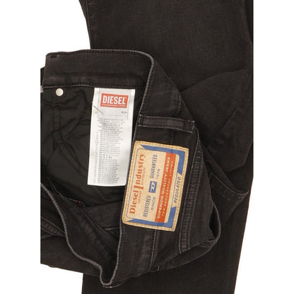 Diesel Men Black Skinny Slim Stretch Jeans W31 L31