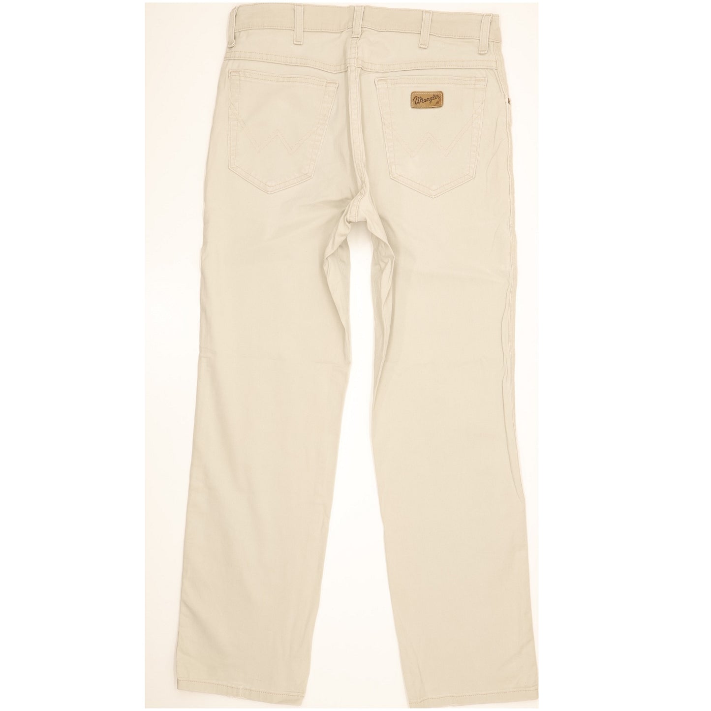 Wrangler Texas Men Beige Straight Regular Stretch Jeans W33 L30