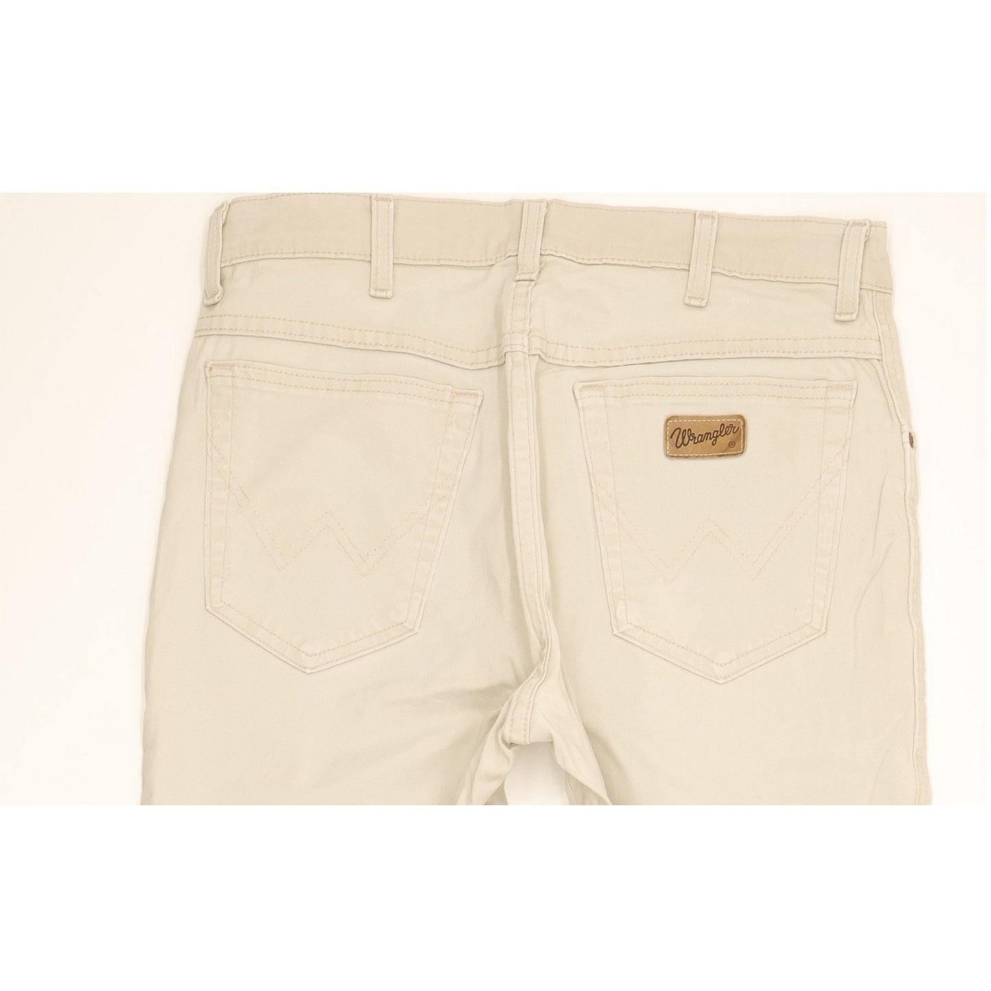 Wrangler Texas Men Beige Straight Regular Stretch Jeans W33 L30