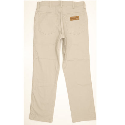 Wrangler Texas Men Beige Straight Regular Stretch Jeans W33 L29