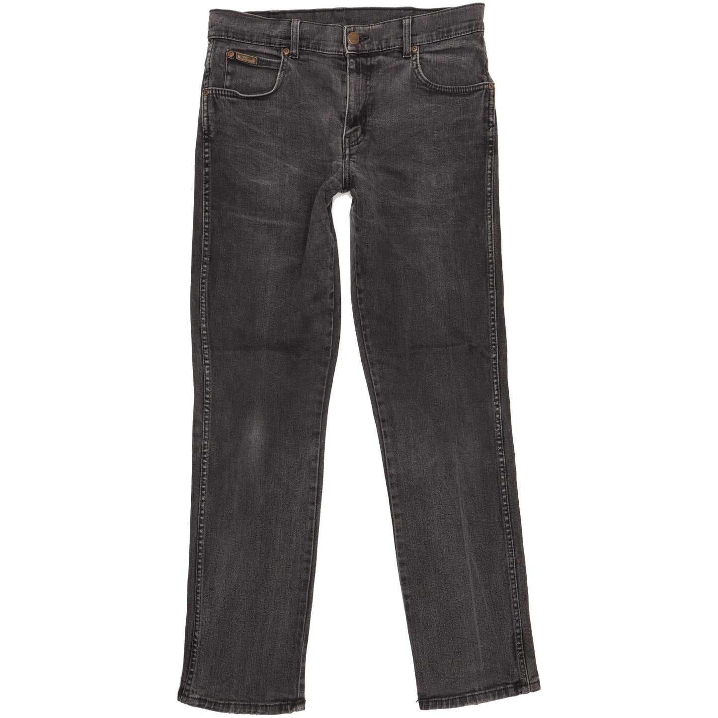 Wrangler Texas Men Black Straight Regular Stretch Jeans W33 L32