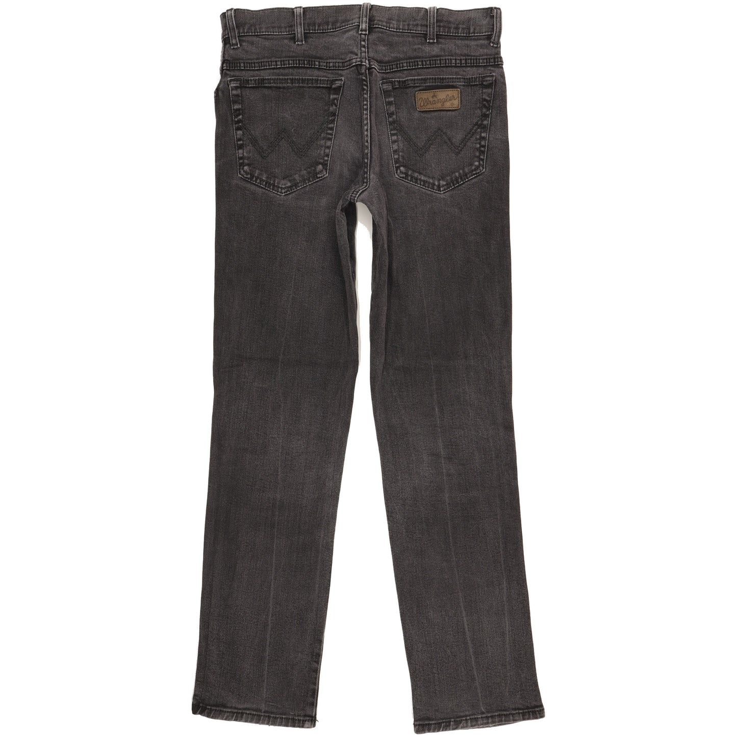 Wrangler Texas Men Black Straight Regular Stretch Jeans W33 L32