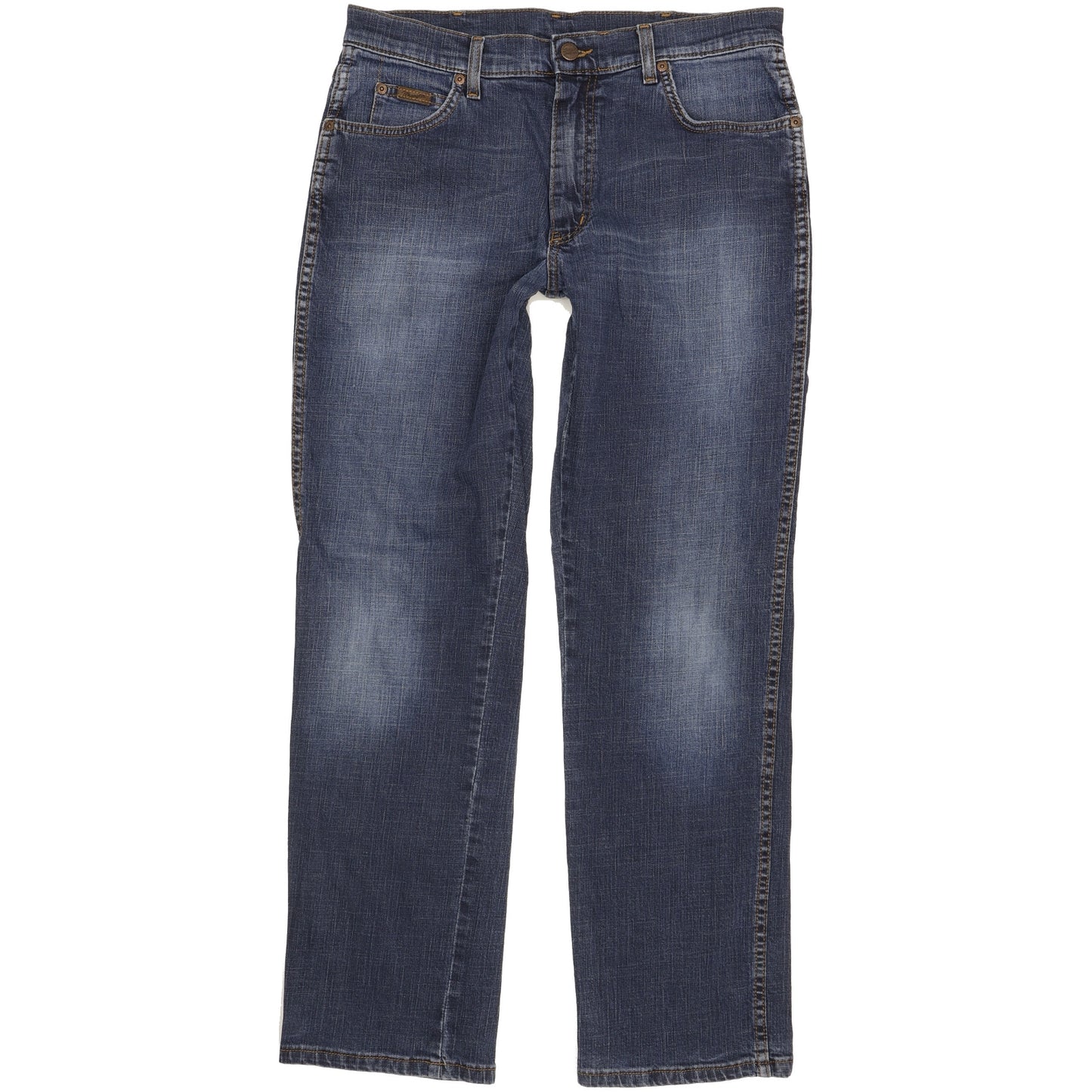 Wrangler Texas Men Blue Straight Regular Stretch Jeans W34 L31