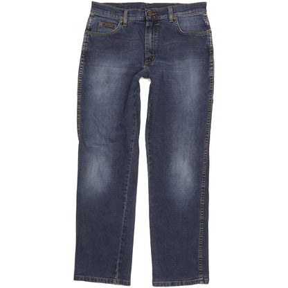 Wrangler Texas Men Blue Straight Regular Stretch Jeans W34 L31