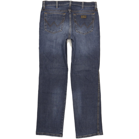 Wrangler Texas Men Blue Straight Regular Stretch Jeans W34 L31