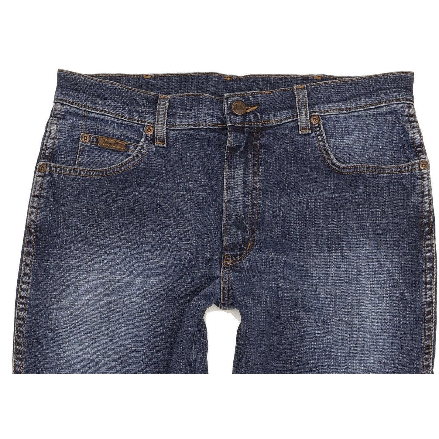 Wrangler Texas Men Blue Straight Regular Stretch Jeans W34 L31