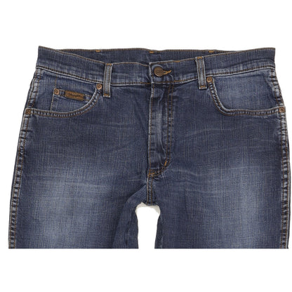 Wrangler Texas Men Blue Straight Regular Stretch Jeans W34 L31