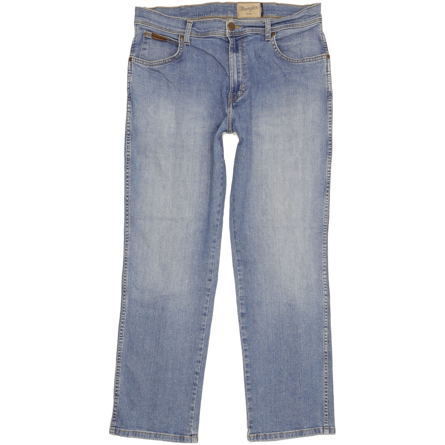 Wrangler Texas Men Blue Straight Regular Stretch Jeans W34 L29