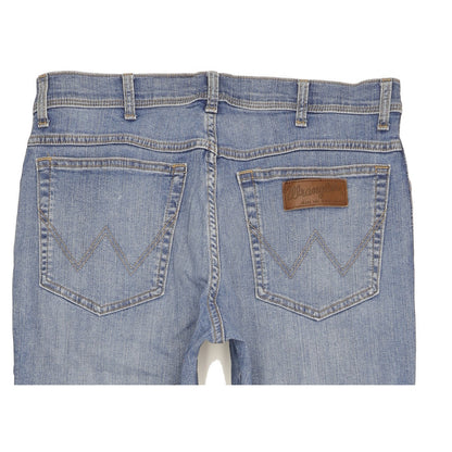 Wrangler Texas Men Blue Straight Regular Stretch Jeans W34 L29