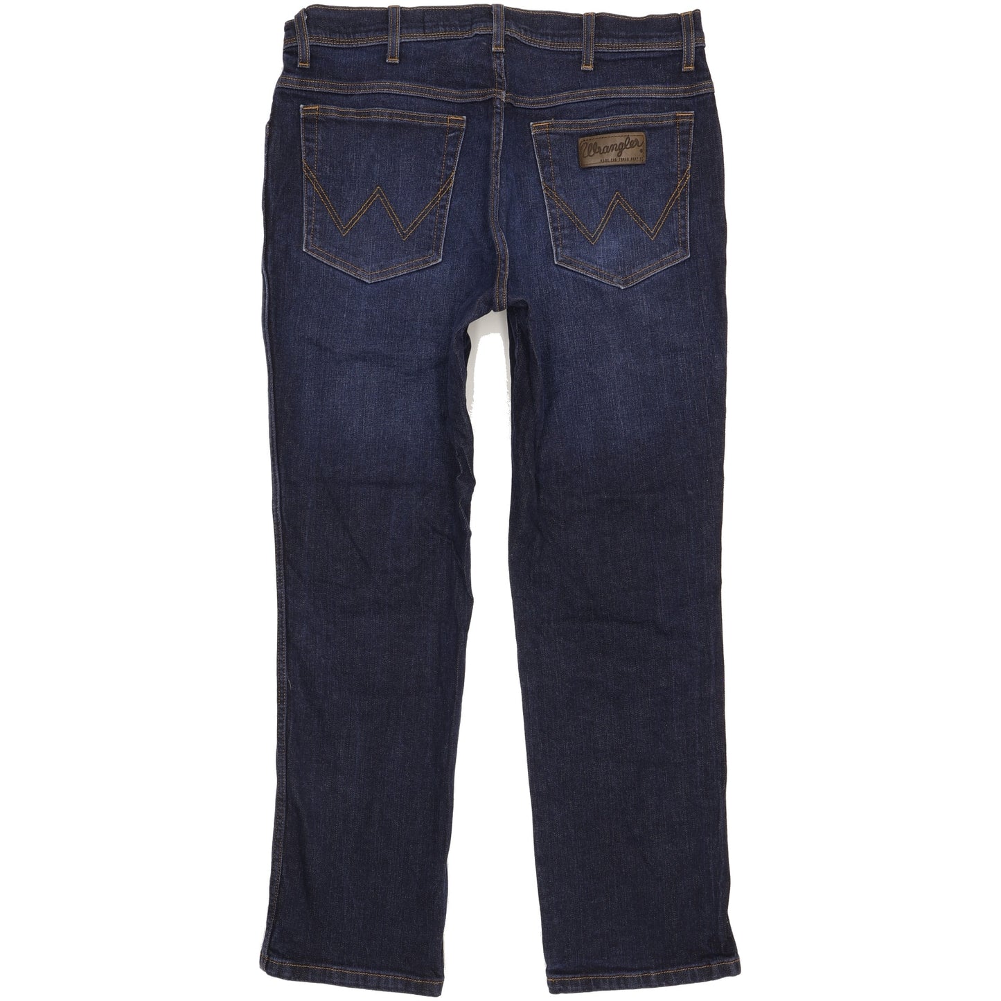 Wrangler Texas Men Blue Straight Regular Stretch Jeans W36 L29