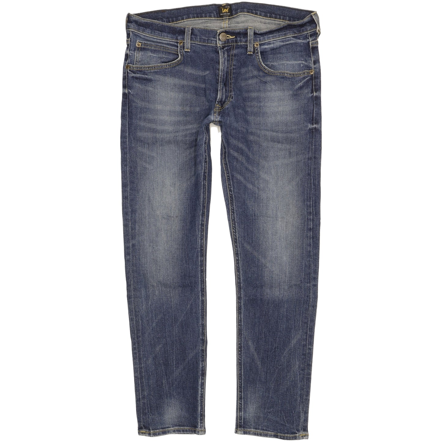 Lee Luke Men Blue Skinny Slim Stretch Jeans W34 L29