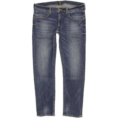 Lee Luke Men Blue Skinny Slim Stretch Jeans W34 L29