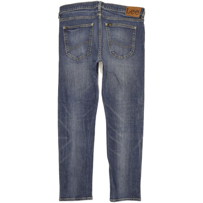 Lee Luke Men Blue Skinny Slim Stretch Jeans W34 L29