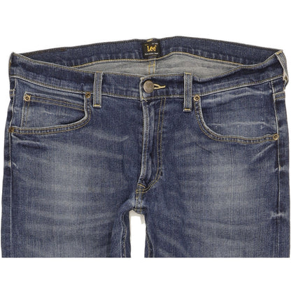 Lee Luke Men Blue Skinny Slim Stretch Jeans W34 L29