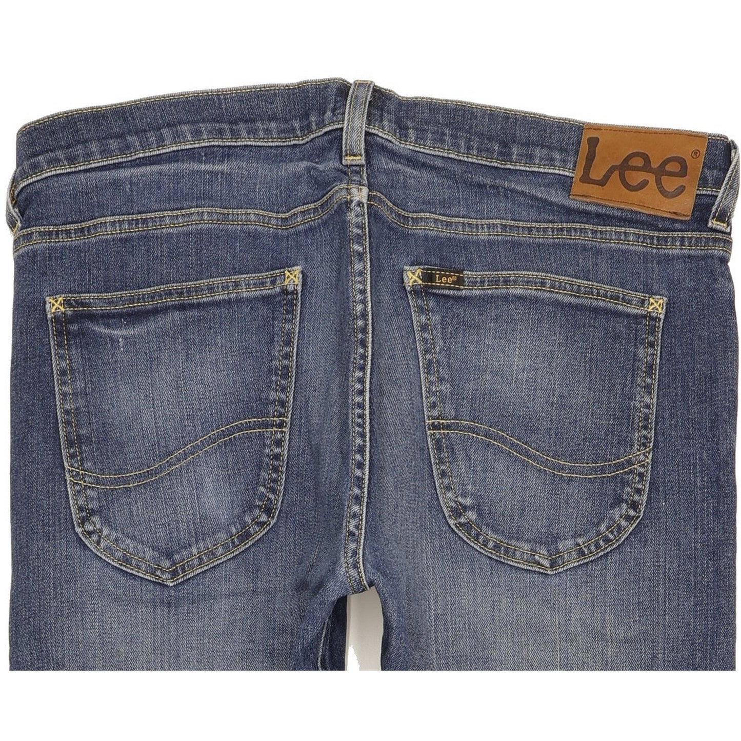 Lee Luke Men Blue Skinny Slim Stretch Jeans W34 L29