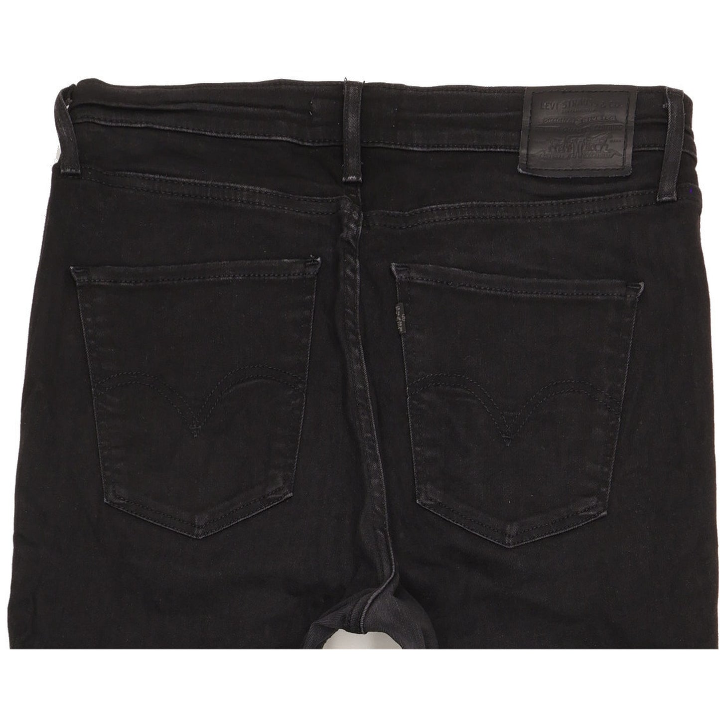 Levi's Mile Black Skinny Slim Stretch Jeans High Waisted W31 L30