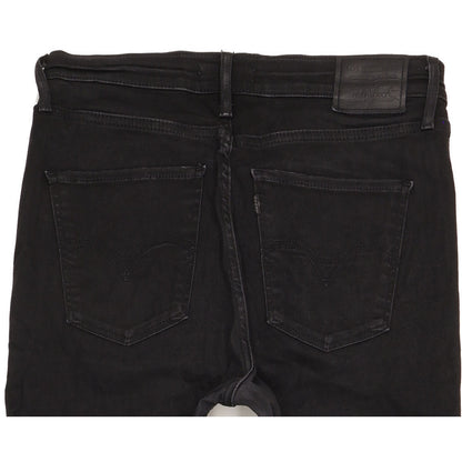 Levi's Mile Black Skinny Slim Stretch Jeans High Waisted W31 L30