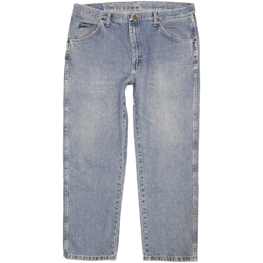 Wrangler Men Blue Straight Regular Jeans W38 L29