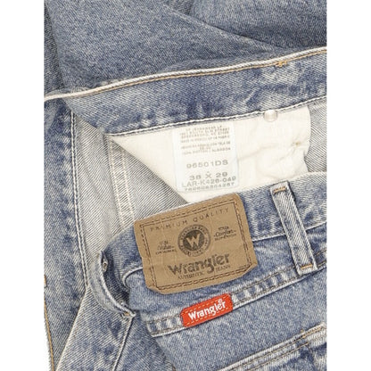 Wrangler Men Blue Straight Regular Jeans W38 L29