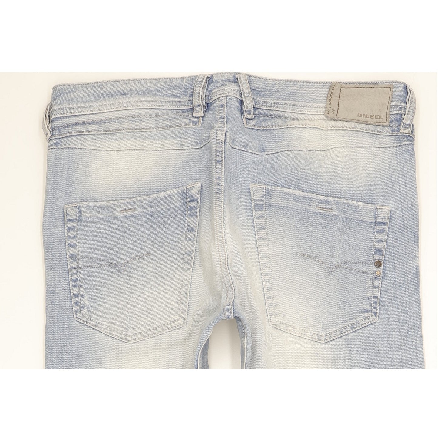 Diesel Belther Men Blue Tapered Slim Stretch Jeans W33 L33