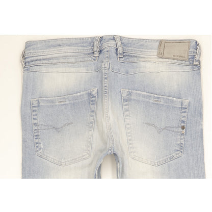 Diesel Belther Men Blue Tapered Slim Stretch Jeans W33 L33