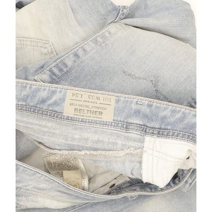 Diesel Belther Men Blue Tapered Slim Stretch Jeans W33 L33