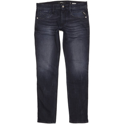 Replay Anbass Men Blue Skinny Slim Stretch Jeans W34 L34