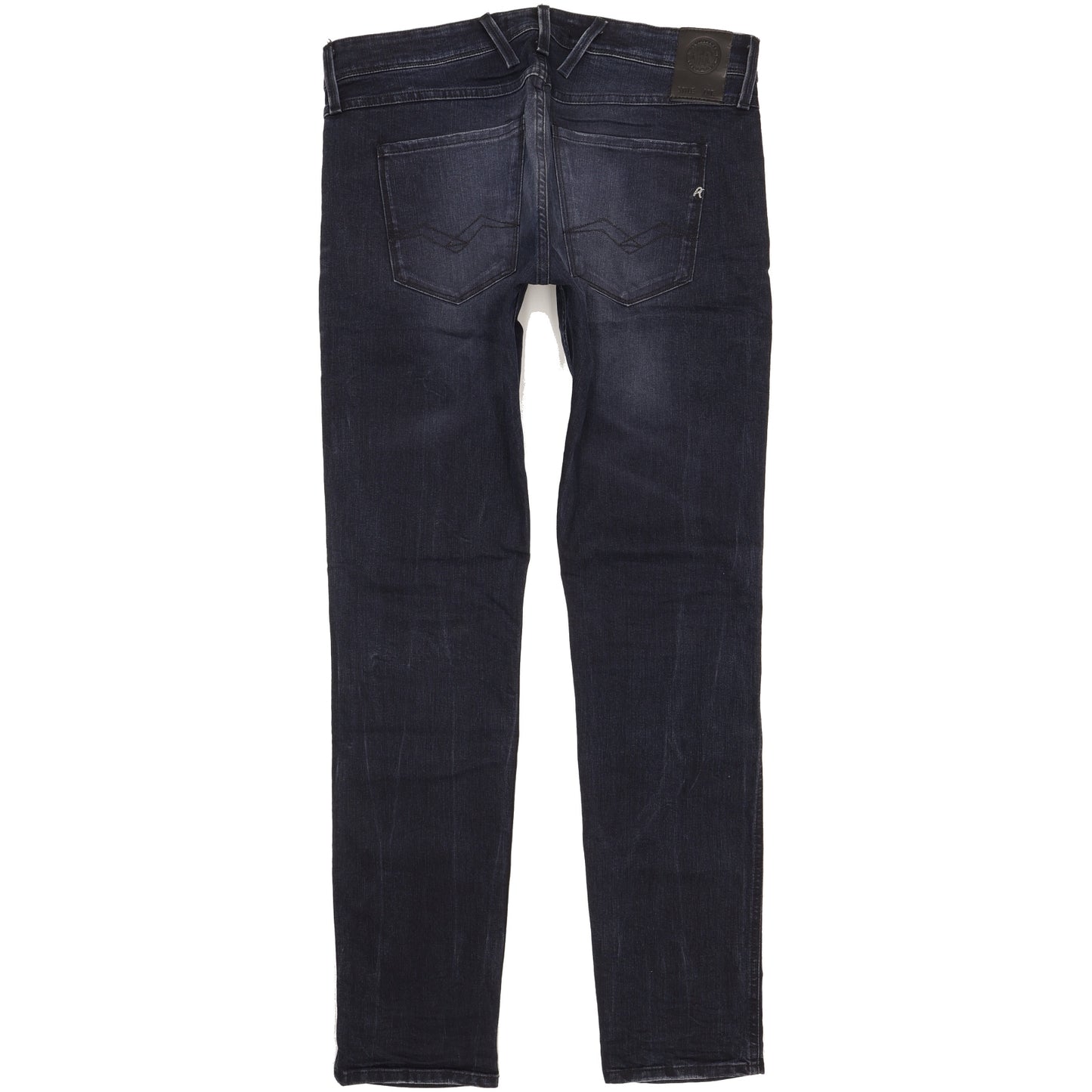 Replay Anbass Men Blue Skinny Slim Stretch Jeans W34 L34