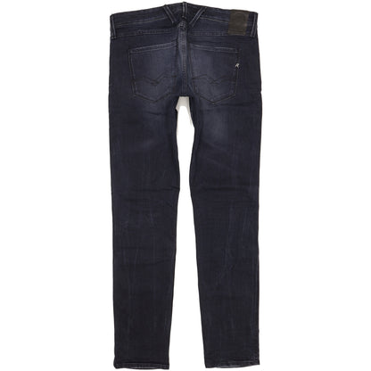 Replay Anbass Men Blue Skinny Slim Stretch Jeans W34 L34