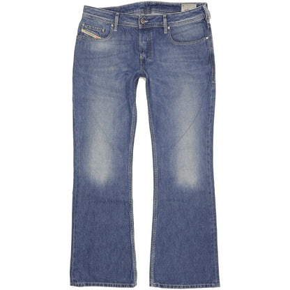 Diesel Zathan Men Blue Bootcut Regular Jeans W34 L32