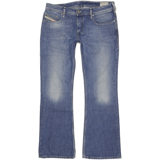 Diesel Zathan Men Blue Bootcut Regular Jeans W34 L32