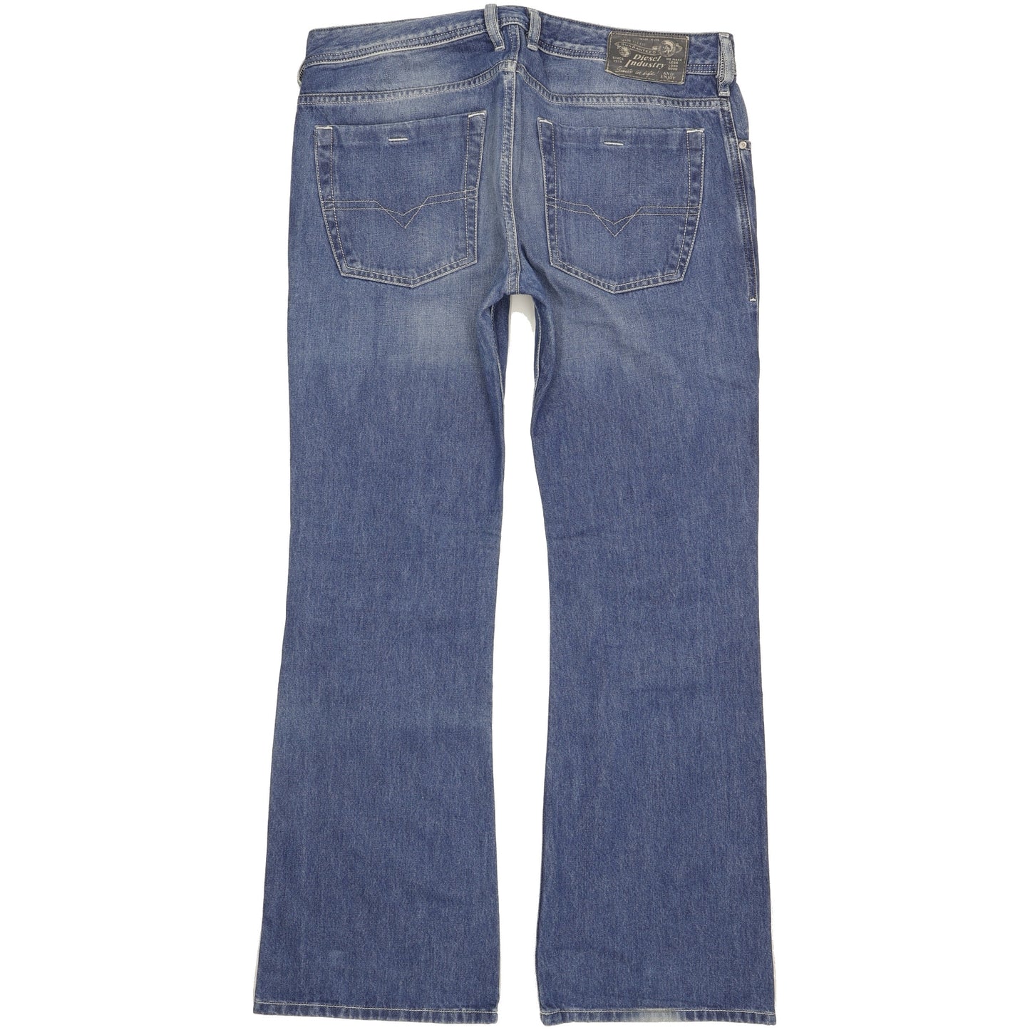 Diesel Zathan Men Blue Bootcut Regular Jeans W34 L32