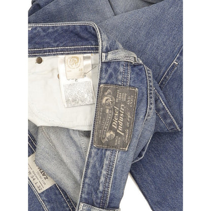 Diesel Zathan Men Blue Bootcut Regular Jeans W34 L32