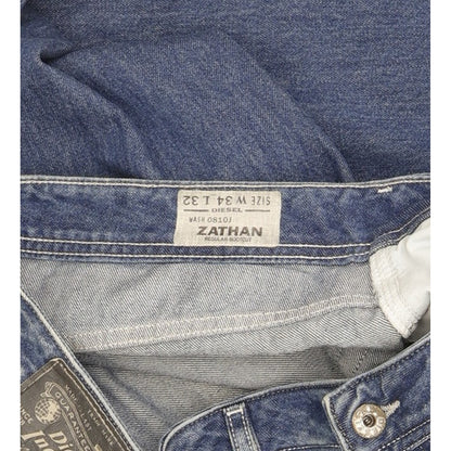 Diesel Zathan Men Blue Bootcut Regular Jeans W34 L32