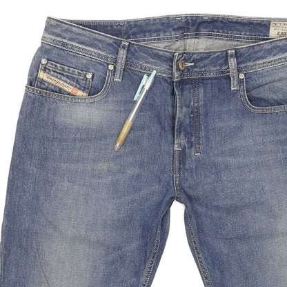Diesel Zathan Men Blue Bootcut Regular Jeans W34 L32