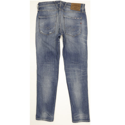 Replay Anbass Men Blue Skinny Slim Stretch Jeans W32 L30