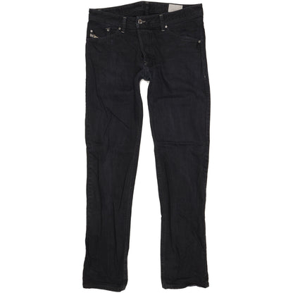 Diesel Darron Men Black Tapered Slim Jeans W34 L34
